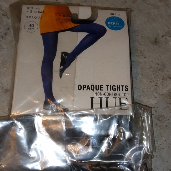 HUE Intimates & Sleepwear Hue Non Control Top Opaque Tights Poshmark